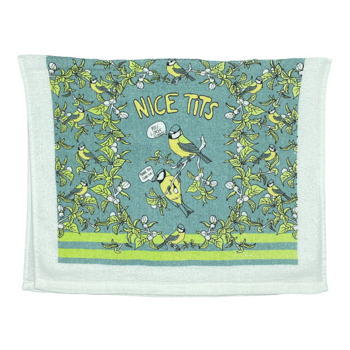 Funny Nice Tits Nice Tits Tea Towel Nerdy Sex Animal Tee
