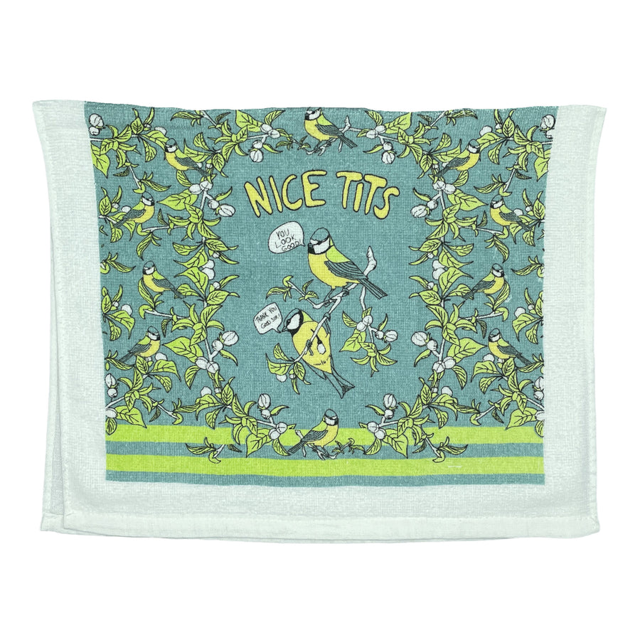 Funny Nice Tits Nice Tits Tea Towel Nerdy Sex Animal Tee