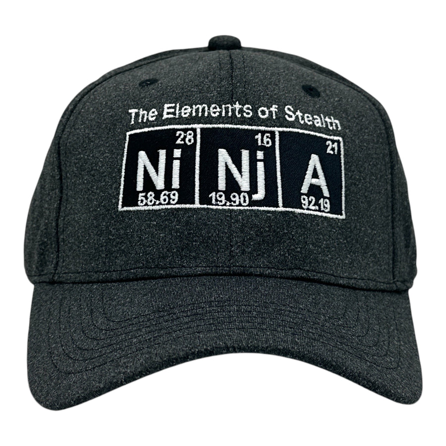 Funny Black - Ninja Elements Ninja Element of Stealth Nerdy sarcastic science Nerdy Tee