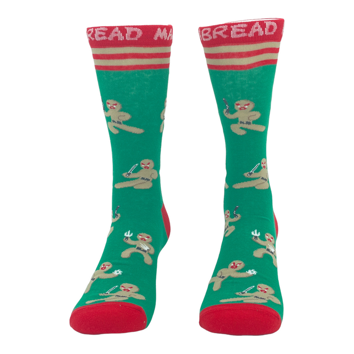 Mens Ninja Bread Man Socks