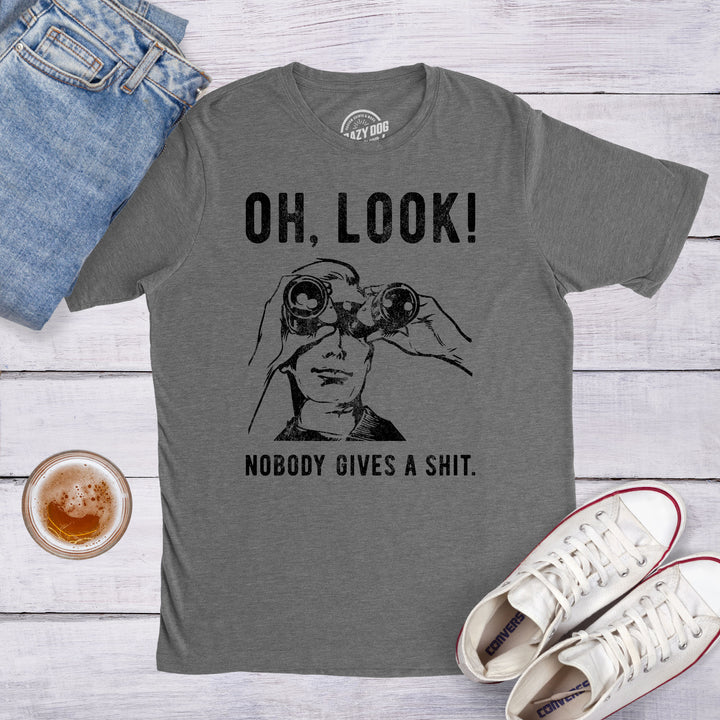 Oh Look Nobody Gives A Shit Men's T Shirt