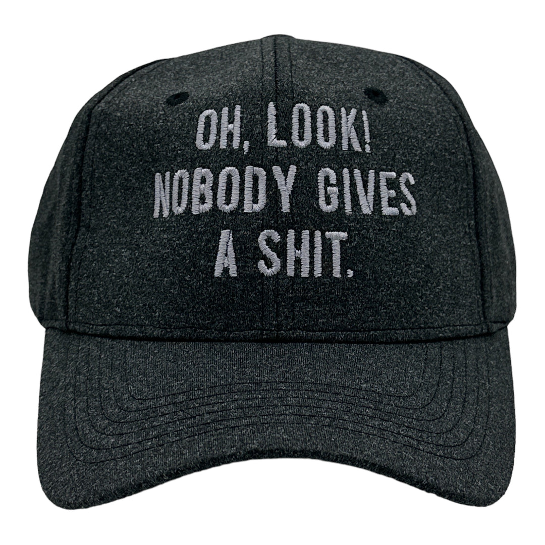Funny Black - Oh Look Nobody Gives A Shit Oh Look Nobody Gives A Shit Nerdy sarcastic Tee