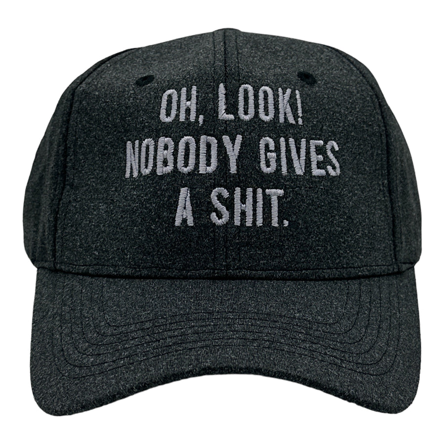 Funny Black - Oh Look Nobody Gives A Shit Oh Look Nobody Gives A Shit Nerdy sarcastic Tee