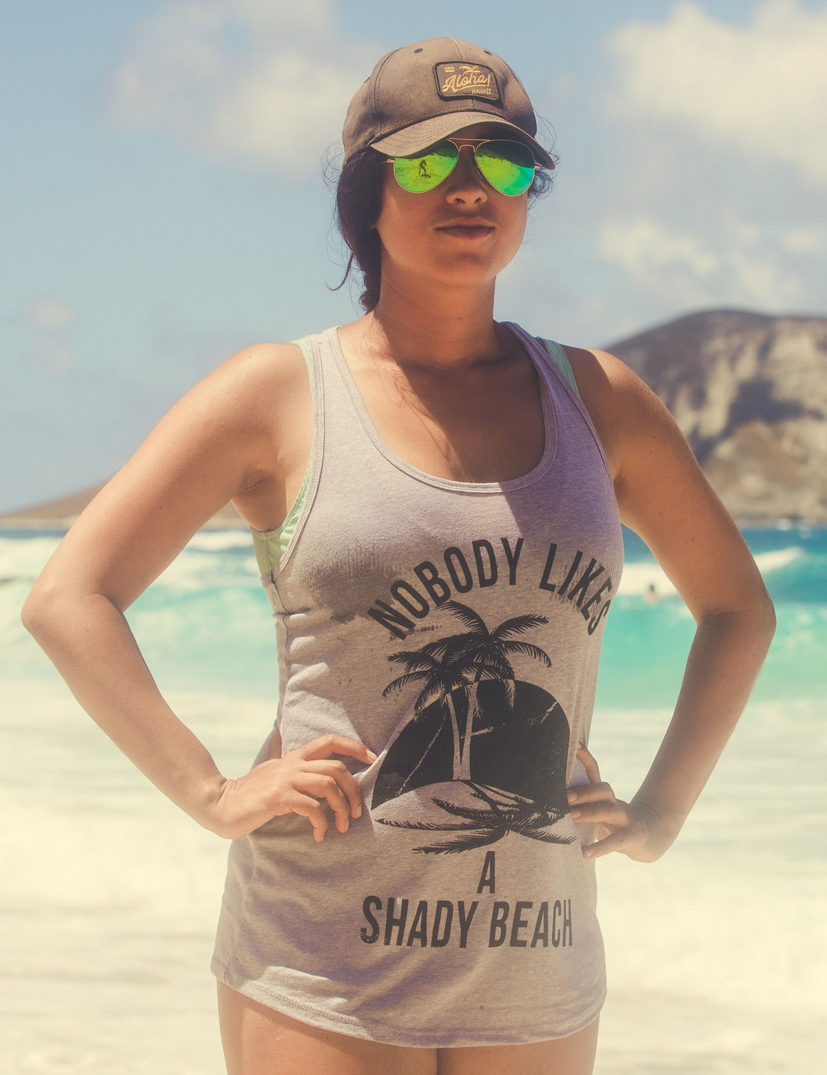 Nobody Likes A Shady Beach Women&#39;s Tank Top