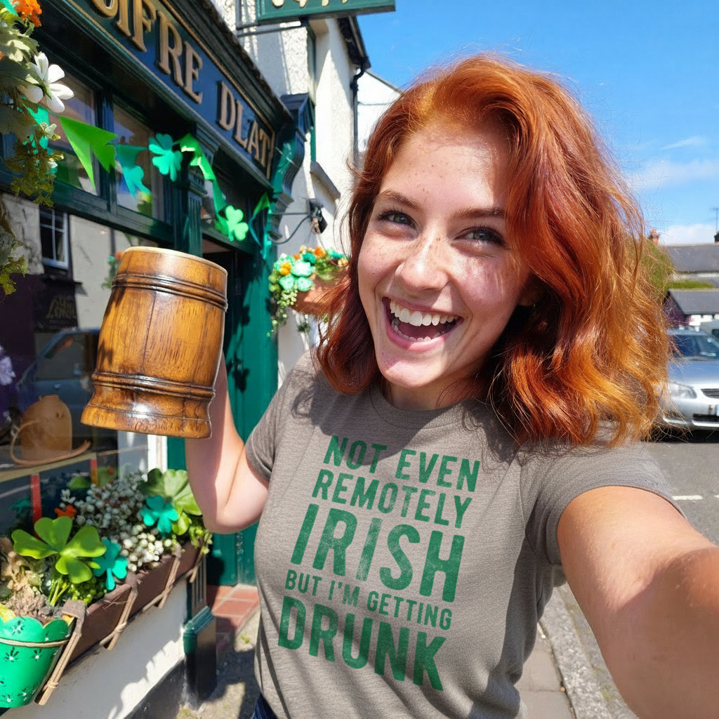 Not Even Remotely Irish But I'm Getting Drunk Women's T Shirt