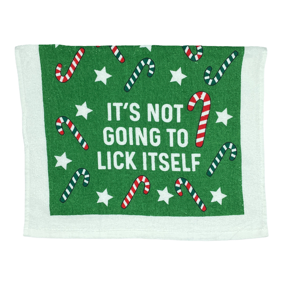 Funny Not Going To Lick Itself Not Going To Lick Itself Tea Towel Nerdy Christmas Sex Food Tee