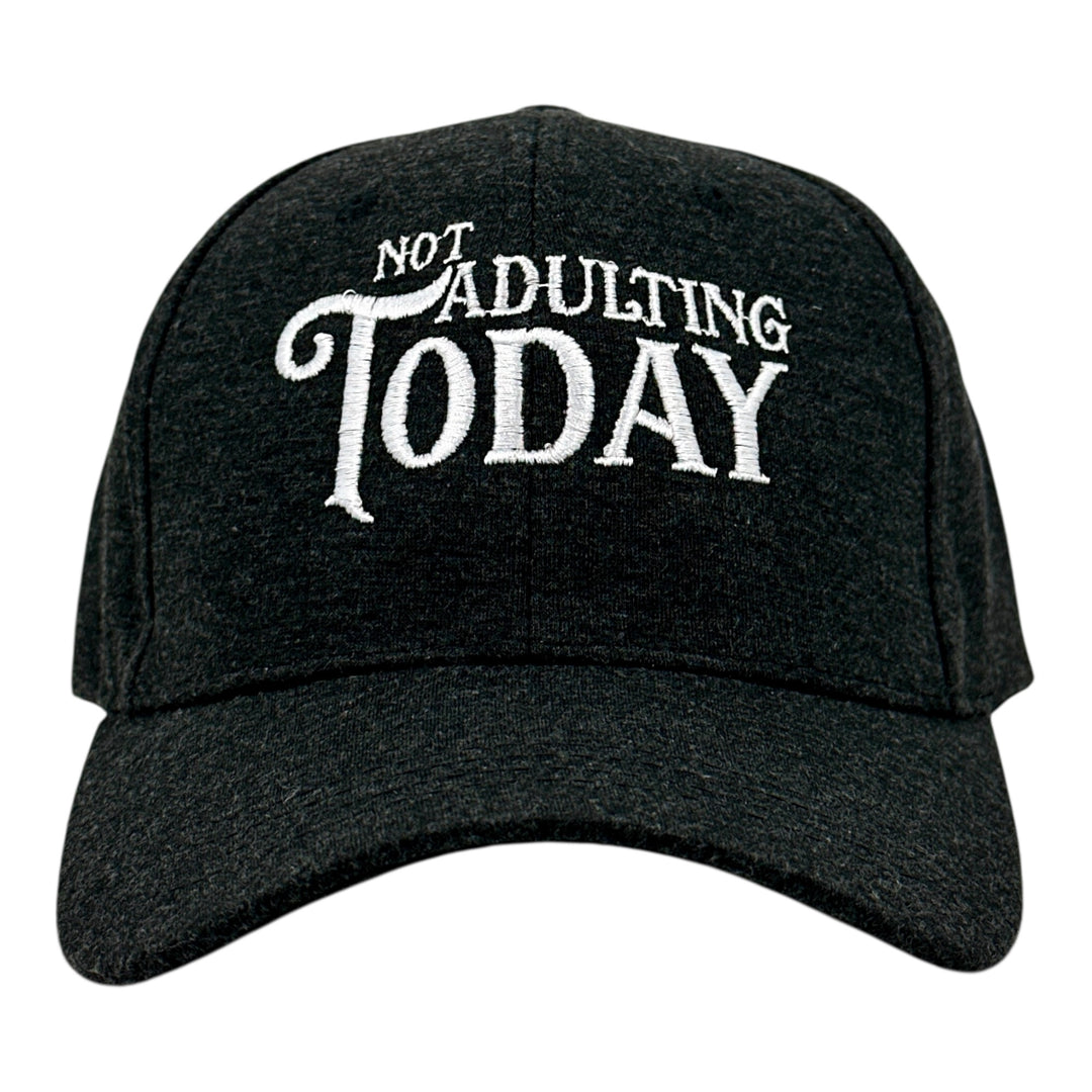 Funny Heather Black - Not Adulting Today Not Adulting Today Nerdy Tee