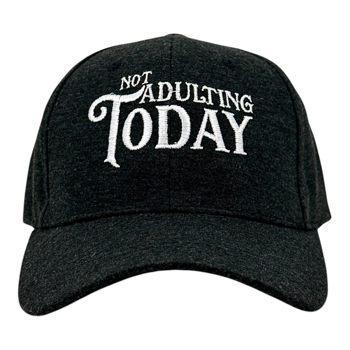 Funny Heather Black - Not Adulting Today Not Adulting Today Nerdy Tee