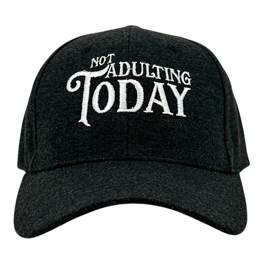 Funny Heather Black - Not Adulting Today Not Adulting Today Nerdy Tee