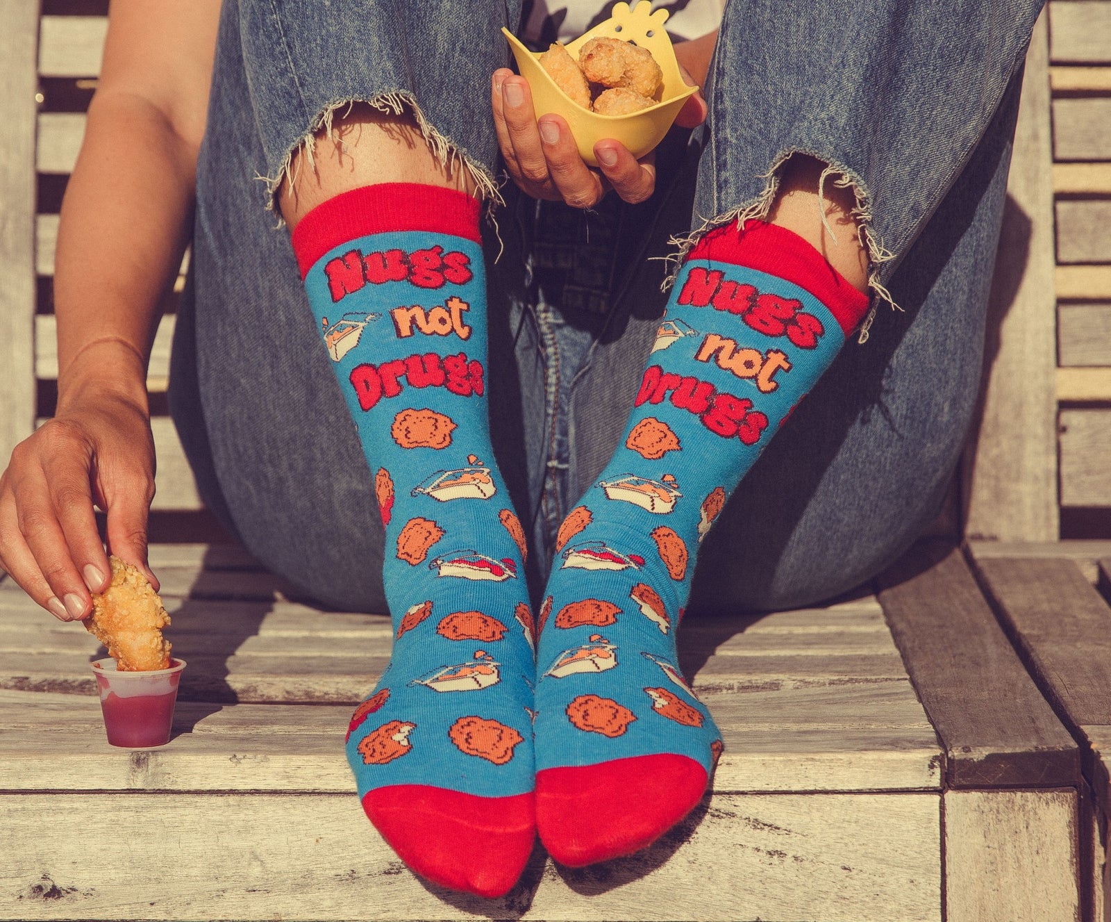  Glohox Custom Crazy Food Socks - Personalized Colorful