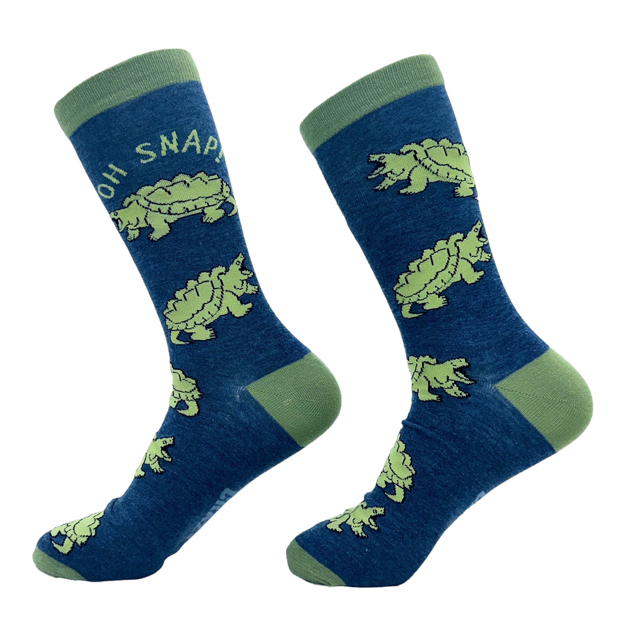 Funny Multi - Oh Snap Men's Oh Snap Turtle Sock Nerdy animal sarcastic Tee