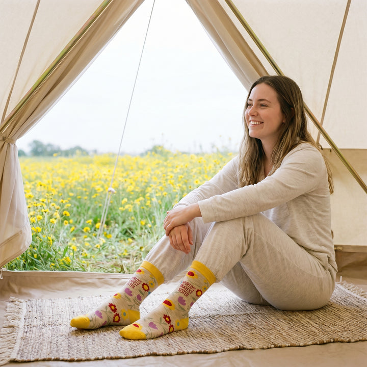 Womens World's Okayest Sister Socks