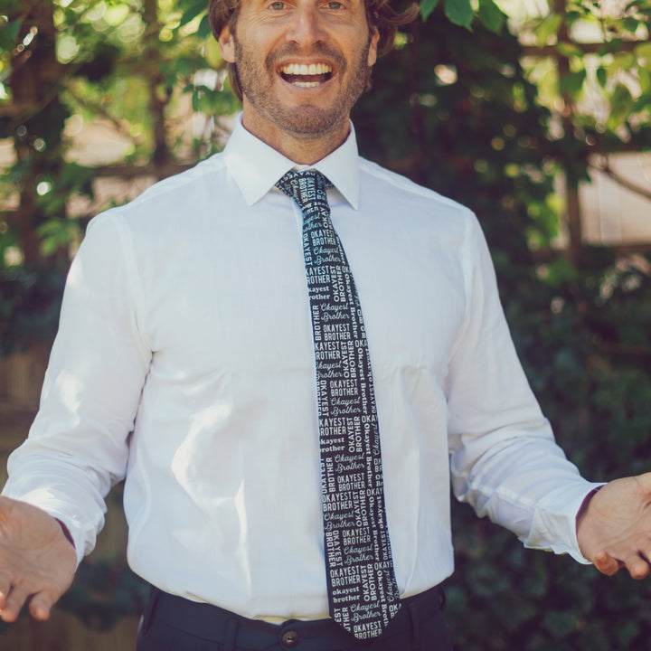 Okayest Brother Neck Tie Tie
