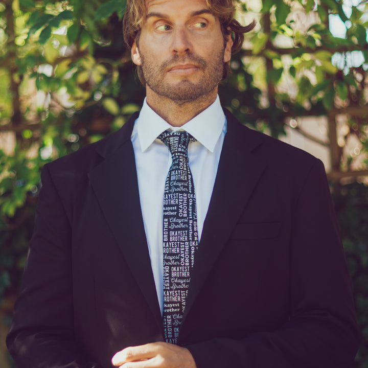 Okayest Brother Neck Tie Tie