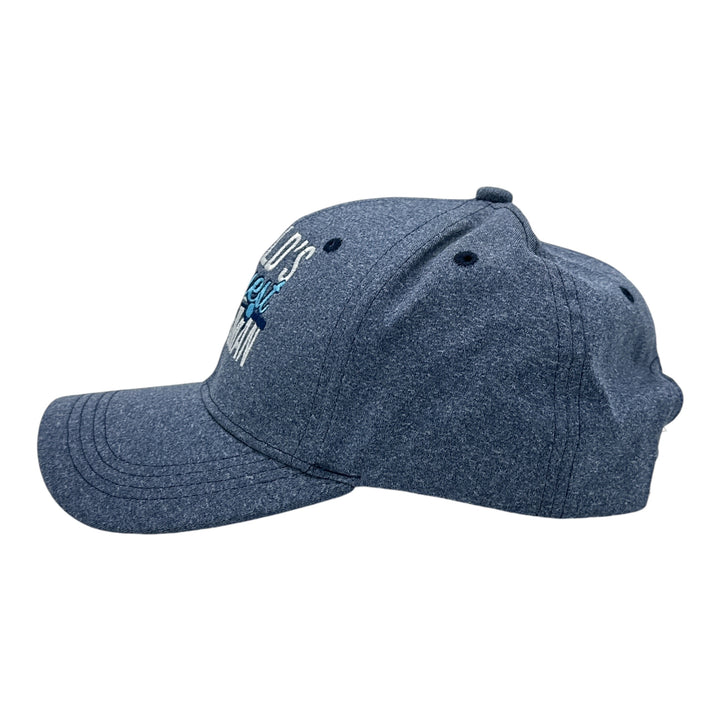 Worlds Okayest Fisherman Hat Funny Sarcastic Fishing Novelty Cap