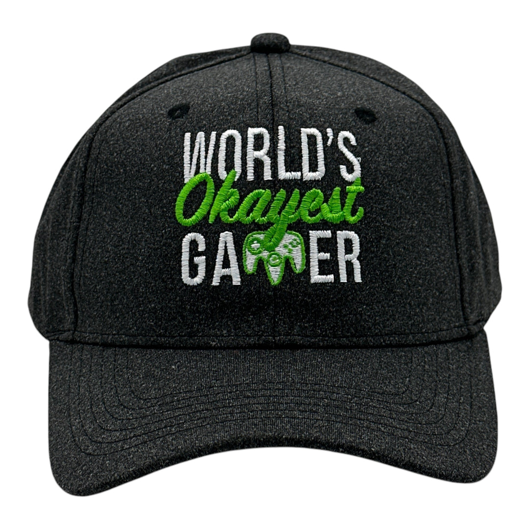 Funny Black - Okayest Gamer Worlds Okayest Gamer Nerdy Video Games sarcastic Tee