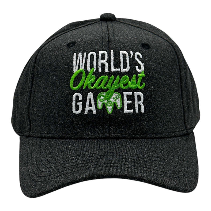 Funny Black - Okayest Gamer Worlds Okayest Gamer Nerdy Video Games sarcastic Tee
