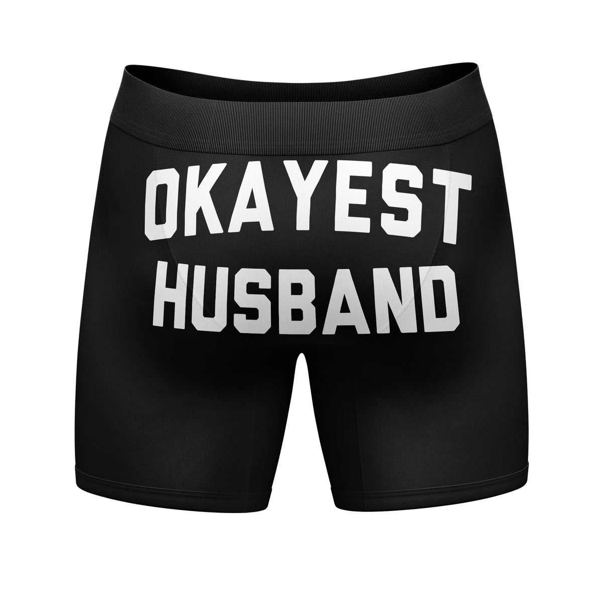 Funny Black Okayest Husband Nerdy Father&#39;s Day Sarcastic Tee