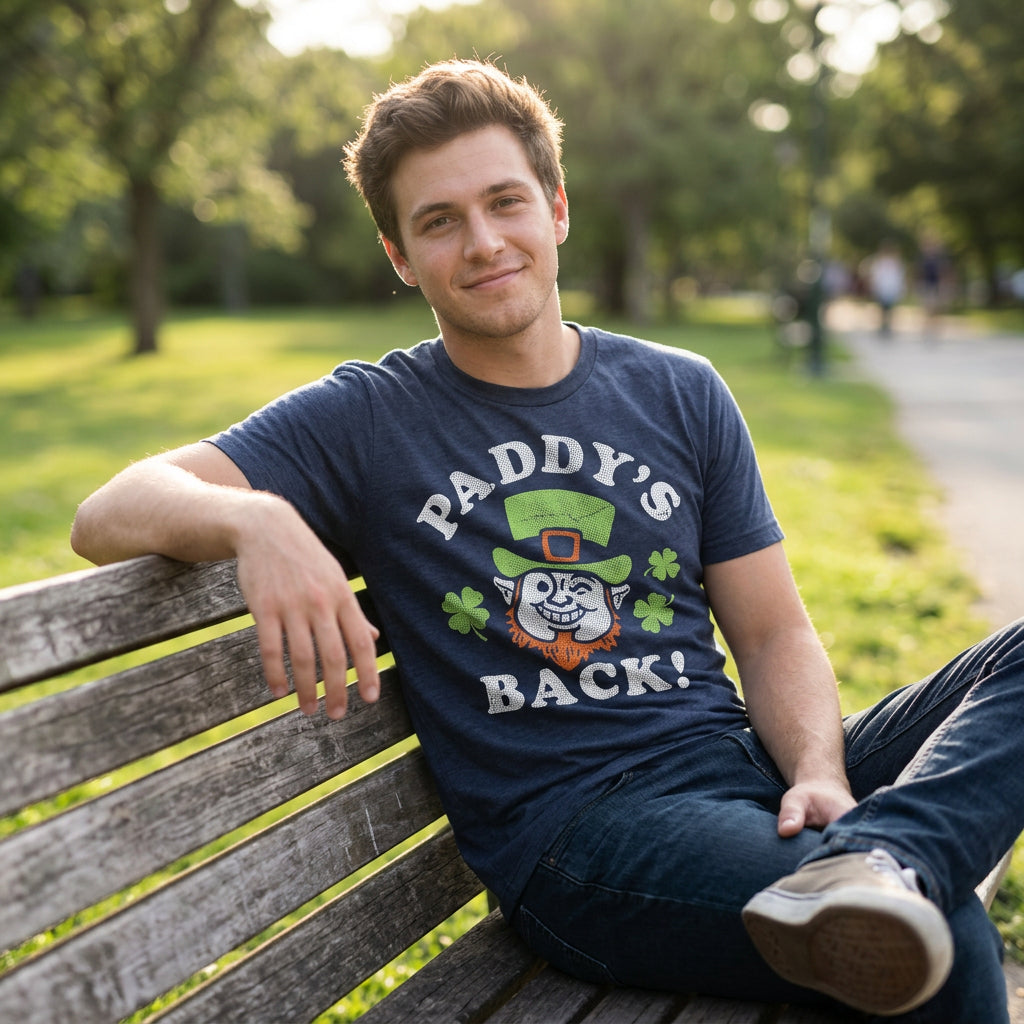 Paddys Back Men's T Shirt