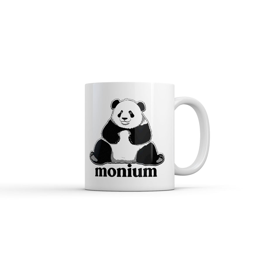 Funny White Pandamonium Coffee Mug Nerdy animal sarcastic Tee