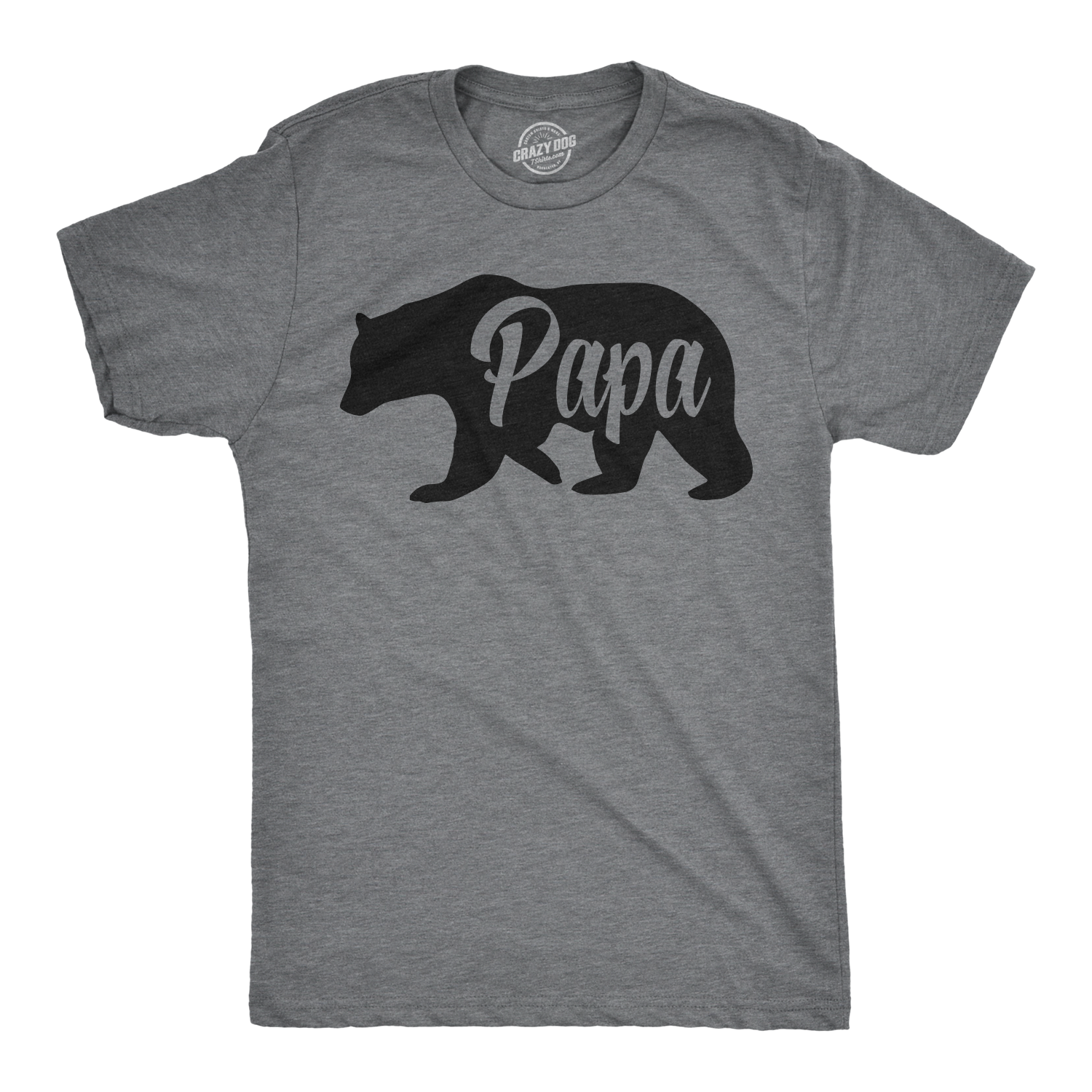 Funny Papa Bear Mens T Shirt Nerdy Father's Day Animal Tee