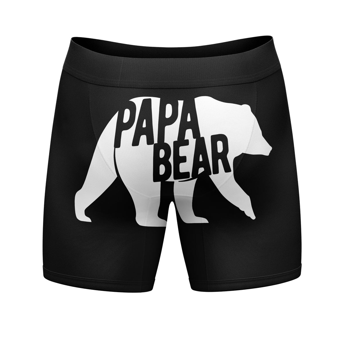 Funny Black Papa Bear Nerdy Father&#39;s Day Animal Tee