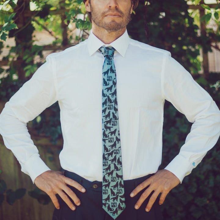 Papa Wolf Neck Tie Tie