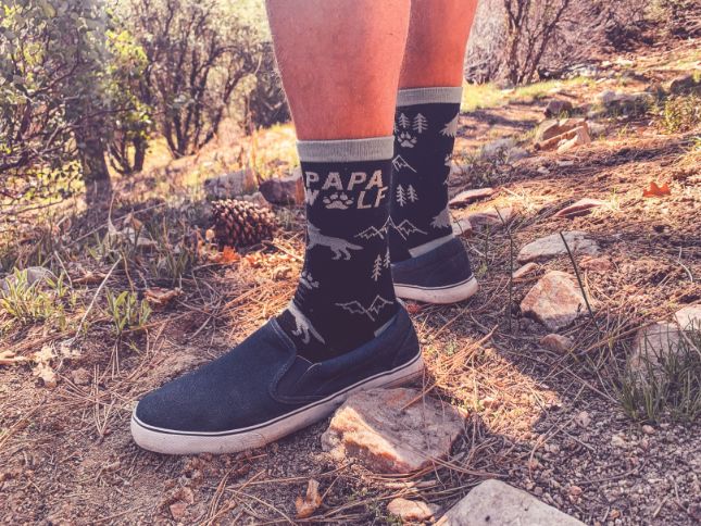 Papa Wolf Socks
