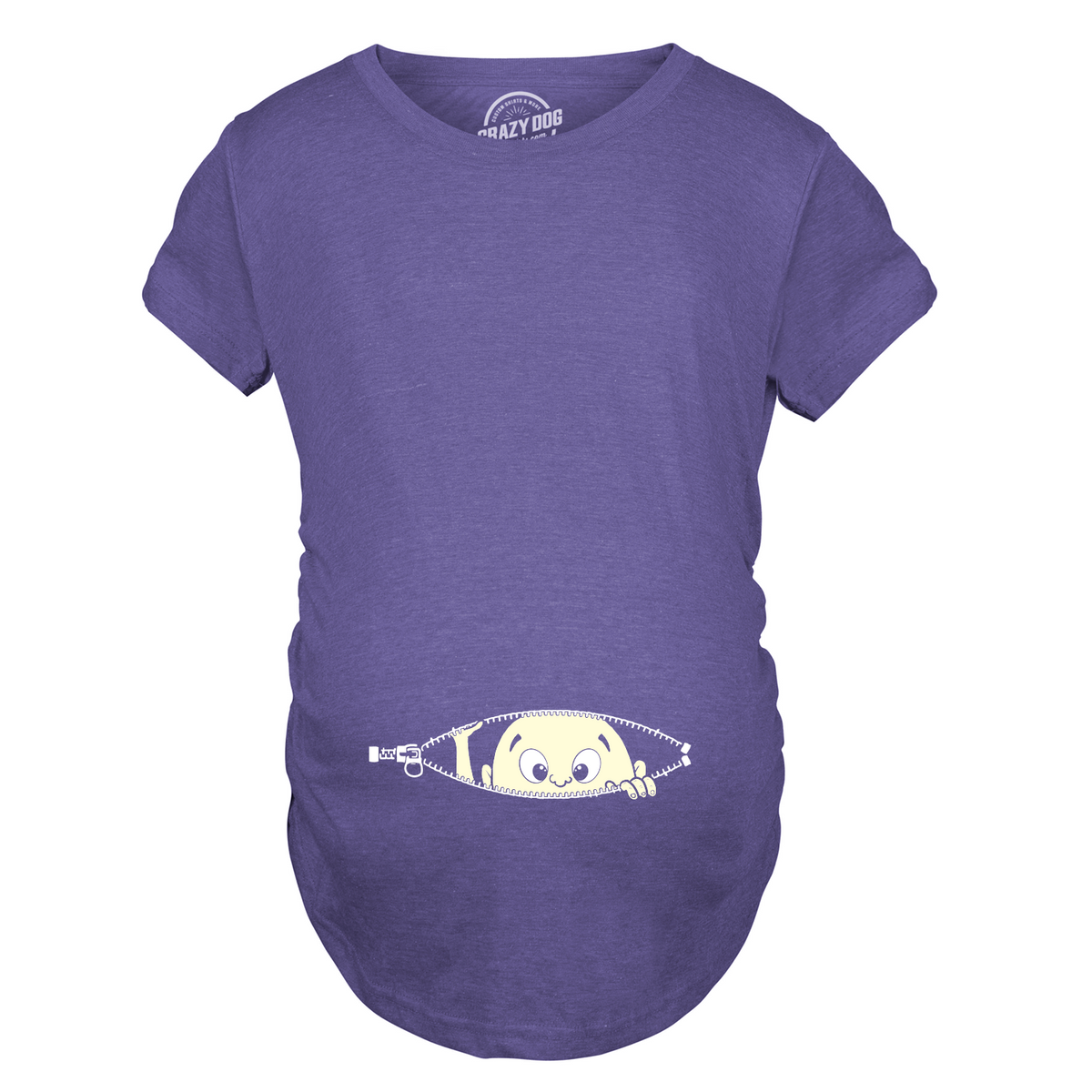 Peeking Baby Maternity T Shirt