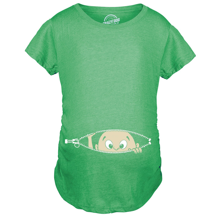 Peeking Baby Maternity T Shirt