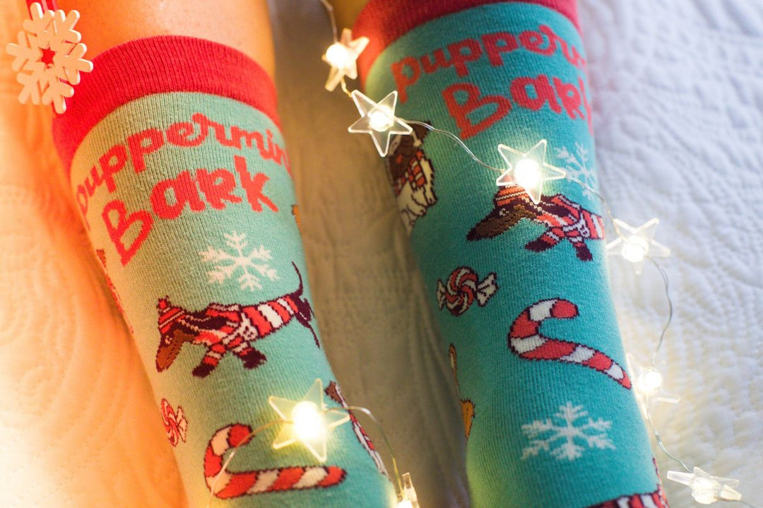Puppermint Bark Socks