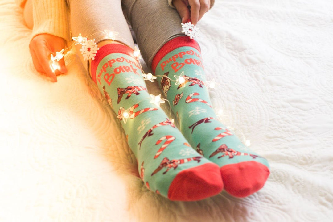 Puppermint Bark Socks