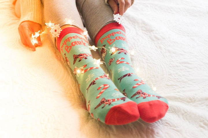 Puppermint Bark Socks