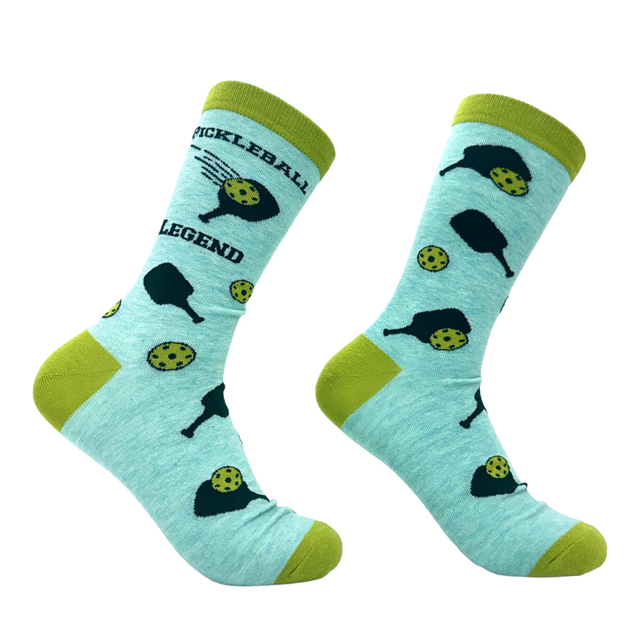 Funny Multi - Pickleball Legend Men's Pickleball Legend Sock Nerdy Sarcastic Tee