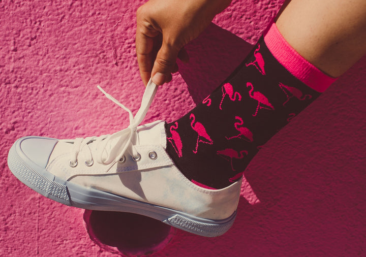 Womens Spirit Animal Flamingo Socks