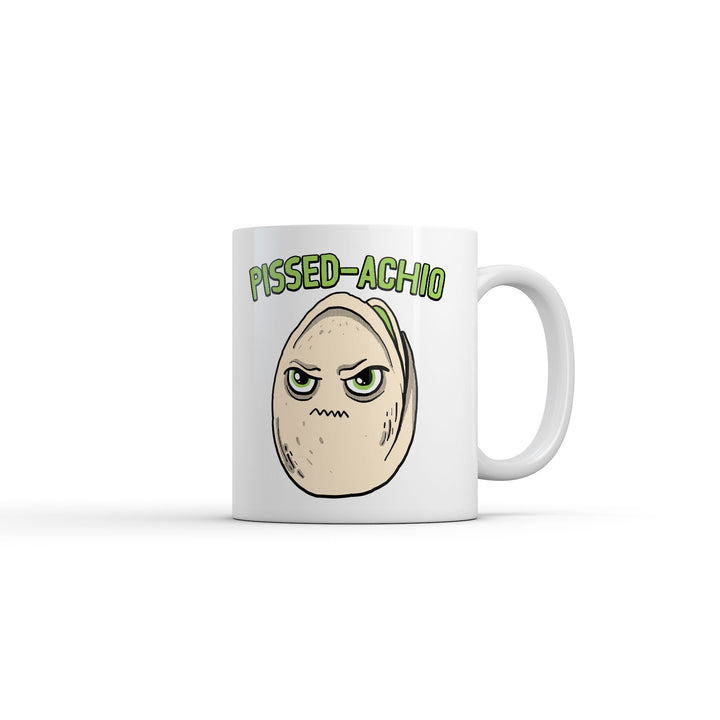 Funny White Pissed Achio Coffee Mug Nerdy food Tee