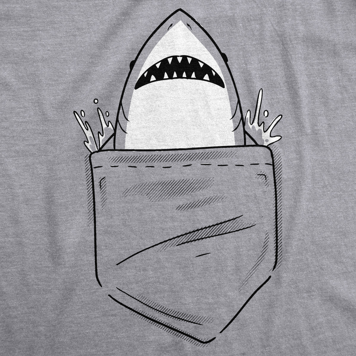 Pocket Shark Women&#39;s T Shirt