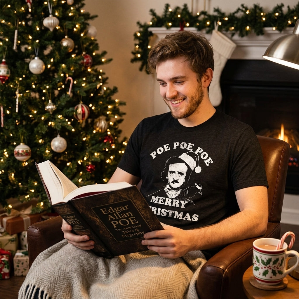 Poe Poe Poe Merry Christmas Men's T Shirt