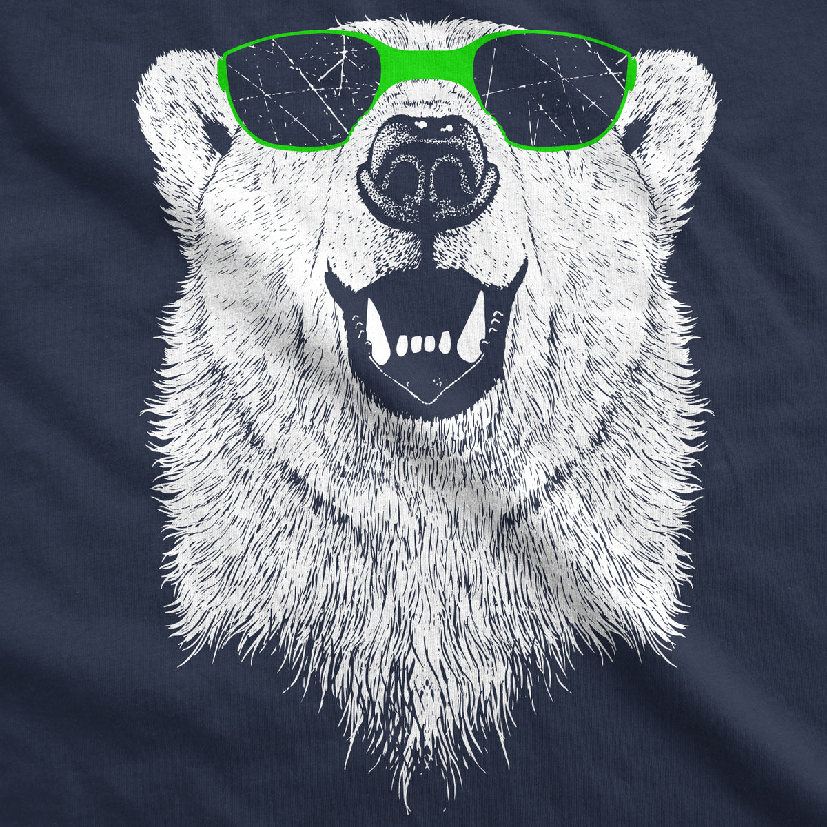 Polar Bear In Sunglasses Hoodie