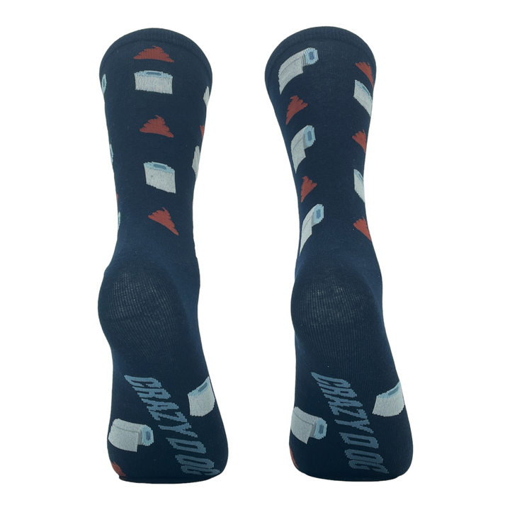 Mens Toilet Paper And Poop Socks