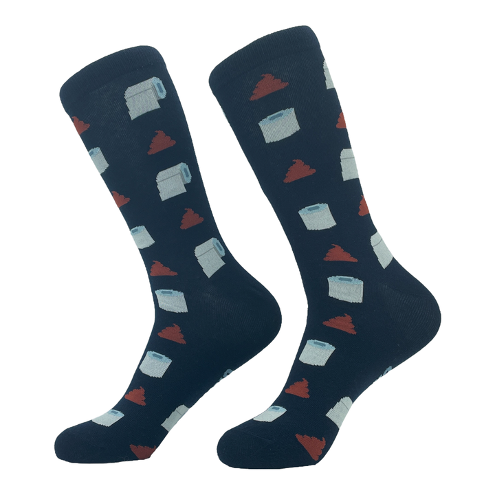 Mens Toilet Paper And Poop Socks
