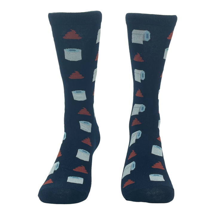 Mens Toilet Paper And Poop Socks
