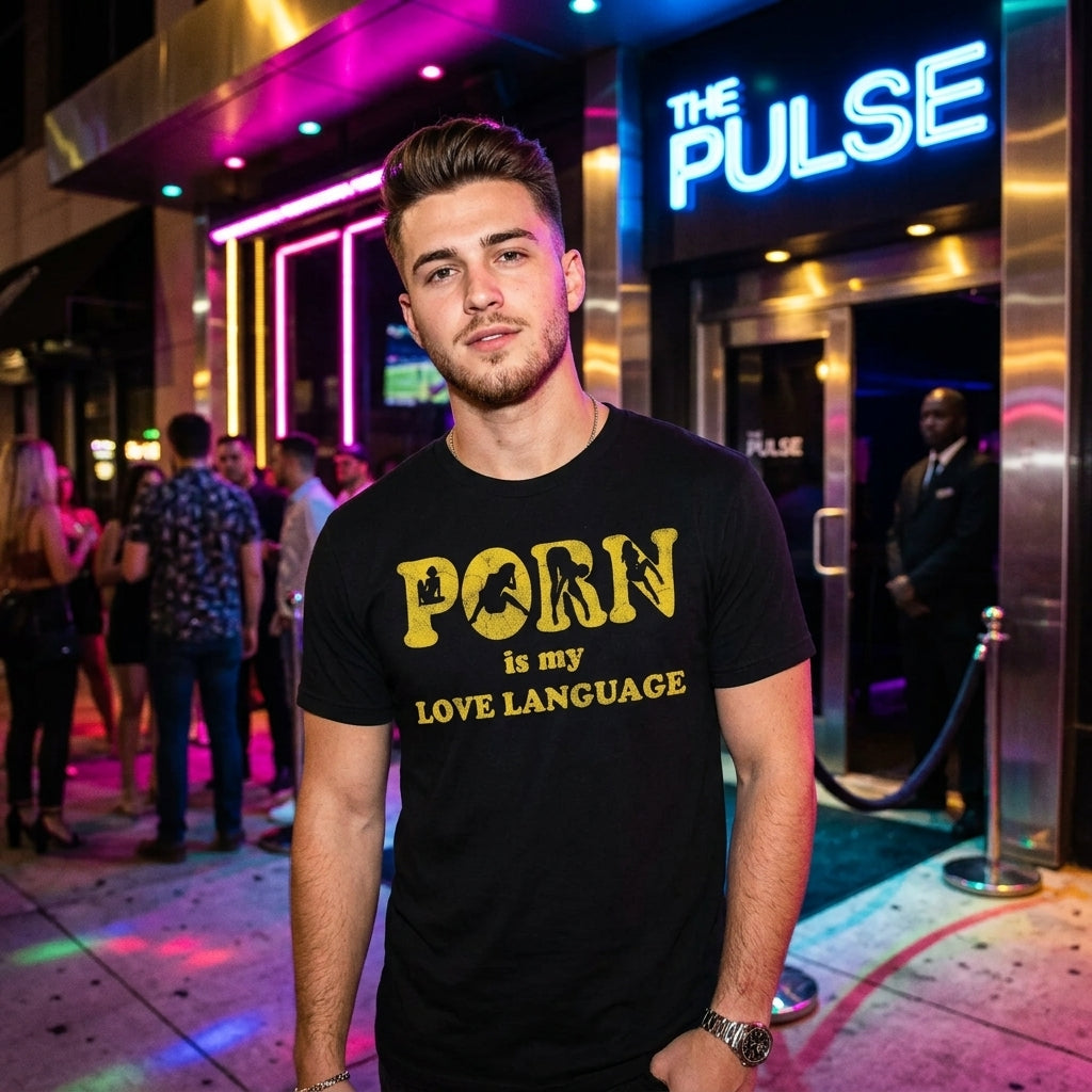 Porn Is My Love Language Men's T Shirt