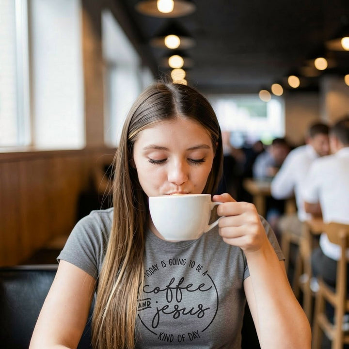 Coffee And Jesus Women's T Shirt