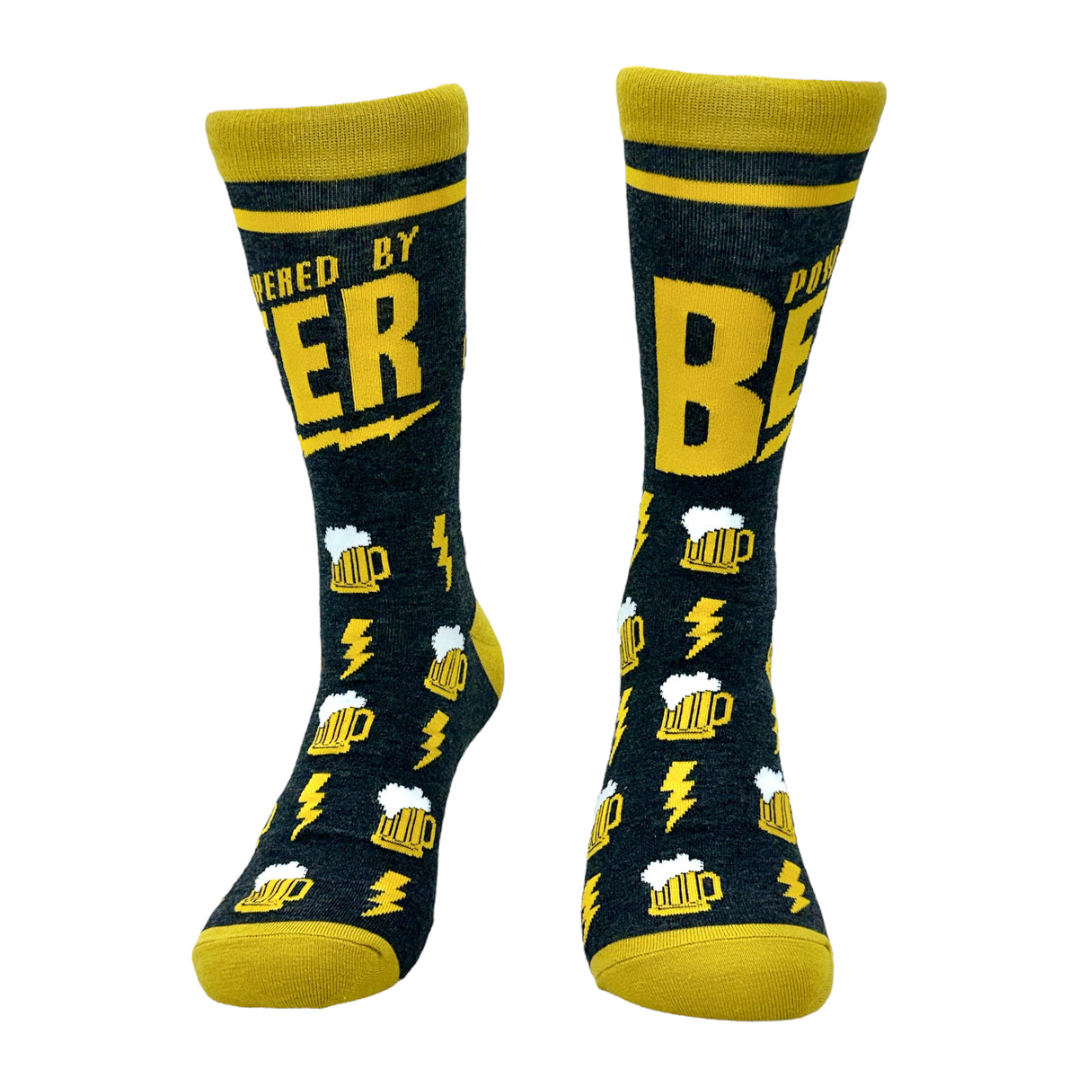 Men&#39;s Powered By Beer Socks