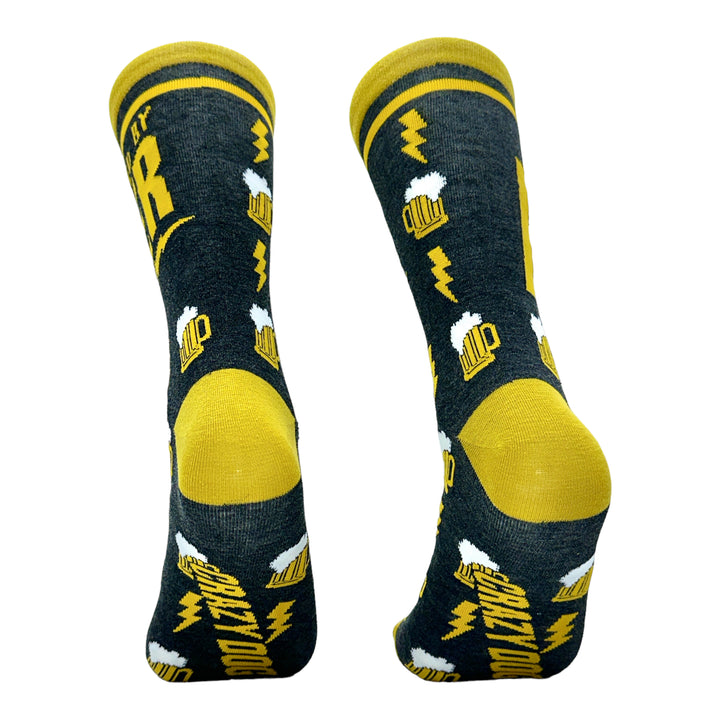 Men's Powered By Beer Socks