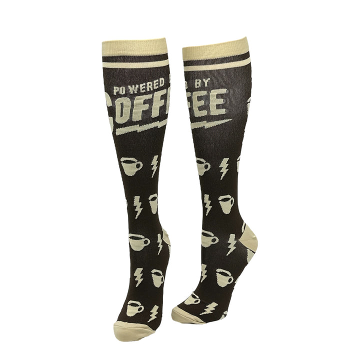 Powered By Coffee Compression Socks