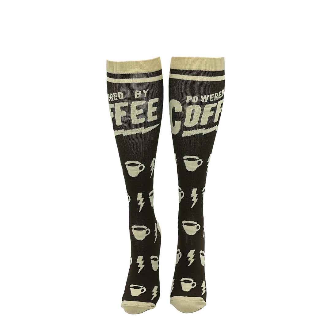 Powered By Coffee Compression Socks