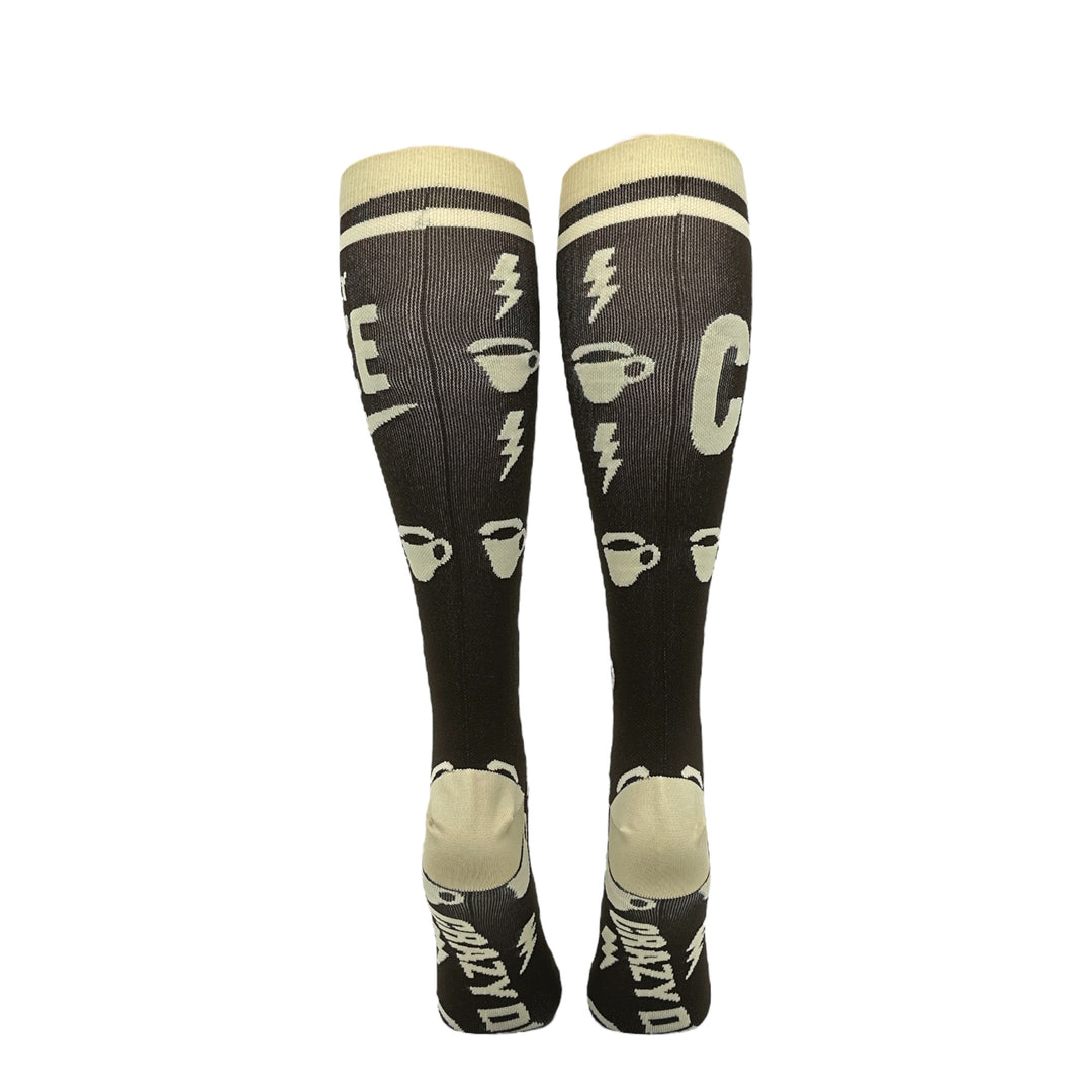 Powered By Coffee Compression Socks