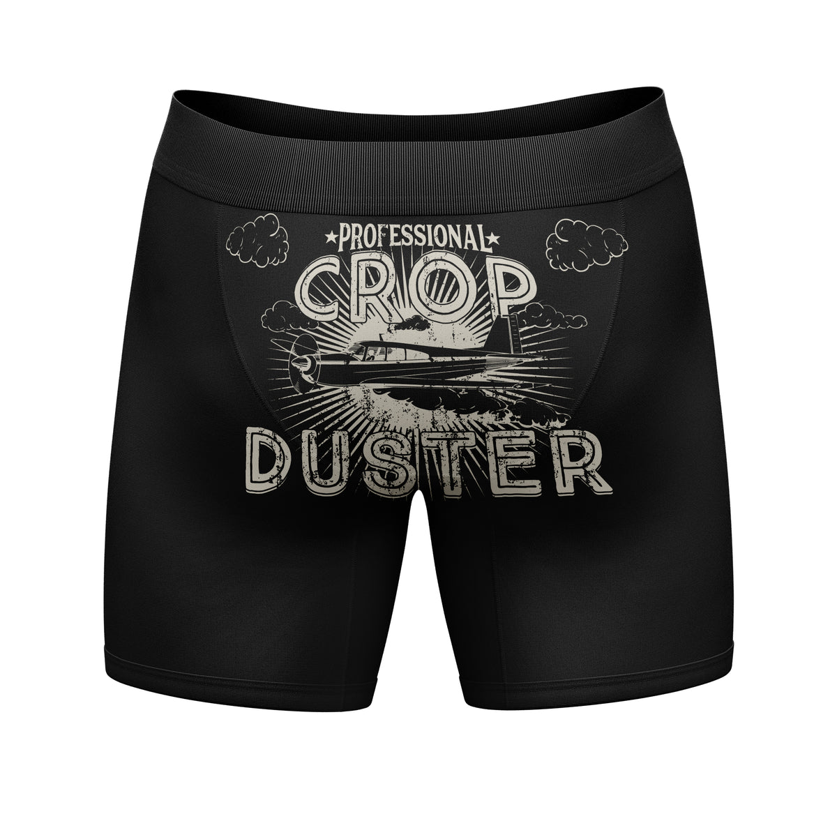 Funny Black Professional Crop Duster Nerdy Toilet Tee